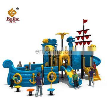 2020 New Design Pirate Ship Series Outdoor Children Play Entertainment Slide