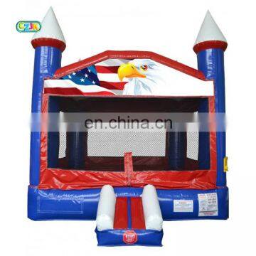 high quality kid inflatable patriotic jumper bouncy castle bouncer bounce house