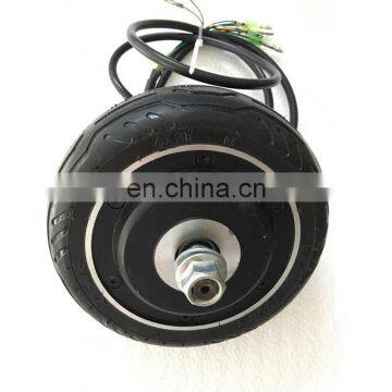 6 inch 24V/36V/48V 250W 350W 400W hub motor with hollow tire for electric scooter