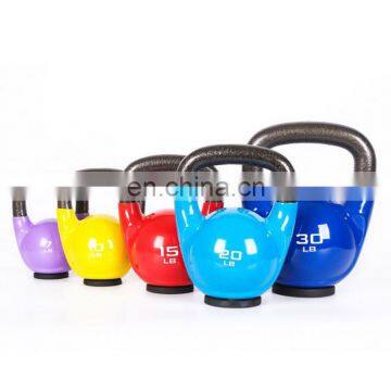 Custom Workout Weight Loss Strength Training Dipping Coated Vinyl Kettlebell