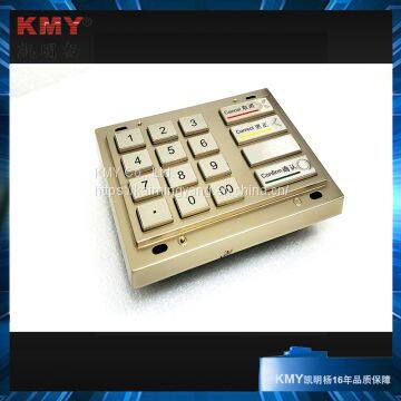 PCI2.0 Защищенный киоск PCI2.0 Электронный клавиатура металлическая (KMY3501B-PCI2.0)