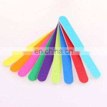 Cheap disposable custom printed round 80 100 120 150 180 240 colorful nail file nail