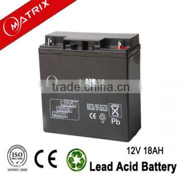 High quality long life gel battery 12v 18ah