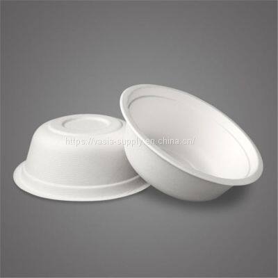 Biodegradable 32oz bagasse bowl for hot soups, stews and gumbo worked amazingly for hot soups