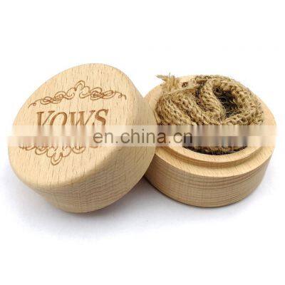 vitalucks small jewelry gift box wood beech ring box