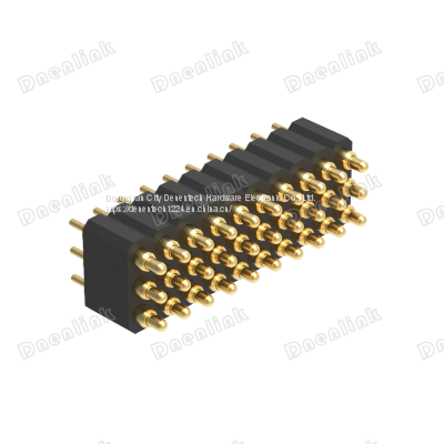 Dnenlink 2.00mm Pitch Triple Row H4.0mm Straight SMT Type Male Header PogoPin Connectpr photo-4