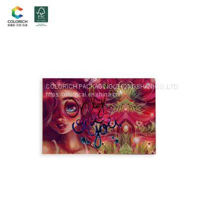 Custom Empty Makeup Cardboard Eyeshadow Palette Wholesale Eye Makeup Magnetic Eyeshadow Palette Private Label Cruelty Free photo-4
