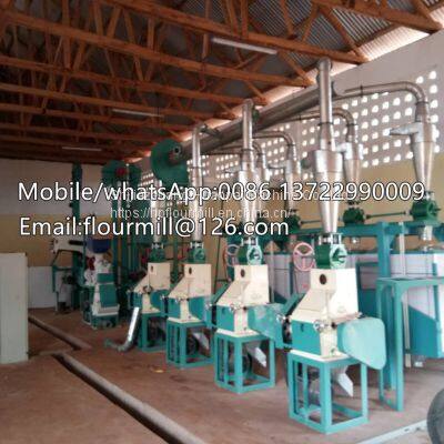 Small Production 10T Wheat Flour Milling Machine Wheat Meal Processing Line Grain Milling Machine photo-2