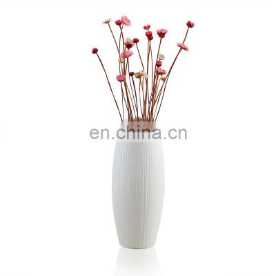 Nordic ins handicraft decoration white ceramic vase