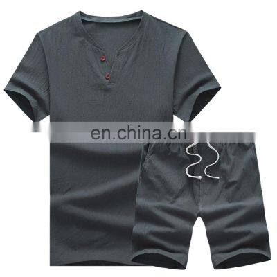 Organic t Shirt Mens Compression Shirt Set Pant Shirt New Style photo-4