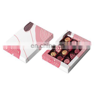 Easy fold make buy food paper box packaging cardboard chocolate box cheap price