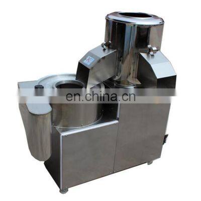 Potato peeling and slicing machine potato slice cutting machine