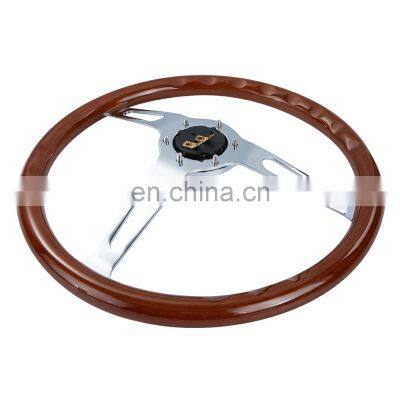 Classic Car Interior Parts 15 Inch 380mm Antique Steering Wheels Wood Classic Steering Wheel