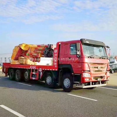 sinotruk howo 10x6 crane truck 60ton 90ton 100ton 120ton 130ton 150ton 180ton knuckle boom crane