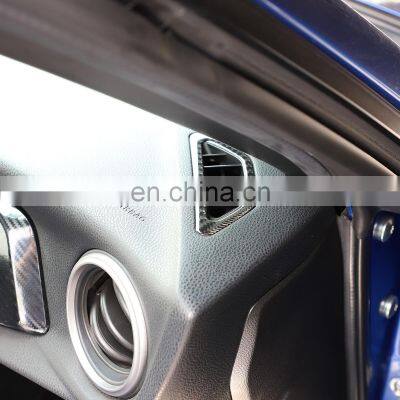 Suitable for 16-20 Subaru BRZ/Toyota 86 Dashboard Air Outlet Stickers Real Carbon Fiber (soft) 2-piece Set photo-2