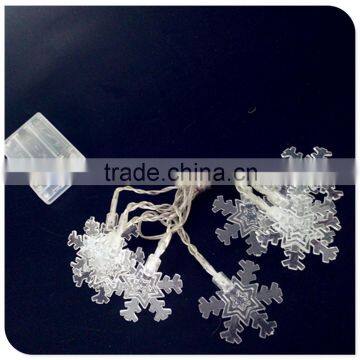 Fancy White Battery Snowflake Christmas Lights photo-4