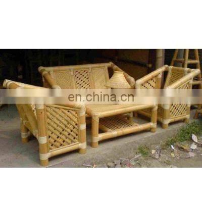 New Bamboo Sofa/ Bamboo Seat Wholesale Lowest Price Top Quality for decor living room from Viet Nam distributor