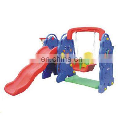 Fashionable playground equipment kids indoor slide and swing set