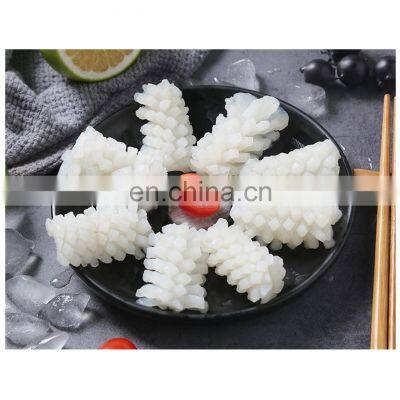 Good price frozen seafood squid flower squid pineapple cut