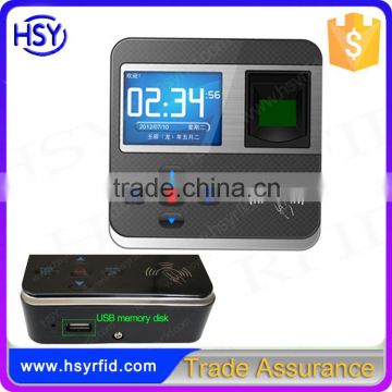 RFID card reader and Biometic Fingerprint Time attendance and access control with TCP/IP RS485 USB port