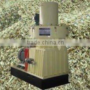 Flat die rice husk pellet machine