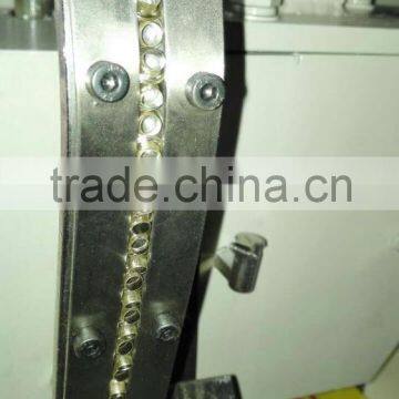 HAS VIDEO 195 Cycles Per Minute 2 Heads Electric Semi Automatic Eyelet Punch Machine For Paper Bag,Non Woven Bag,Shopping Bag photo-4