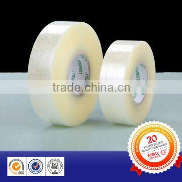 machine used Jumbo roll white clear carton sealing tape