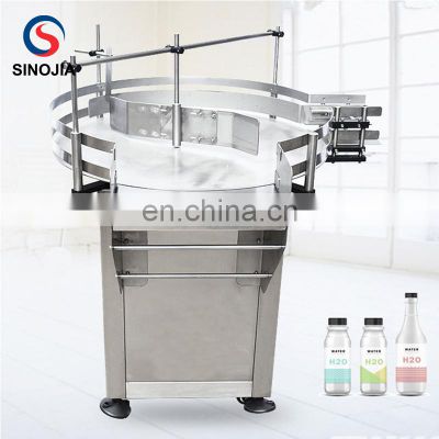 Commercial Use  Unscramble Bottle Machine / Round Plastic Bottle Turntable Machine