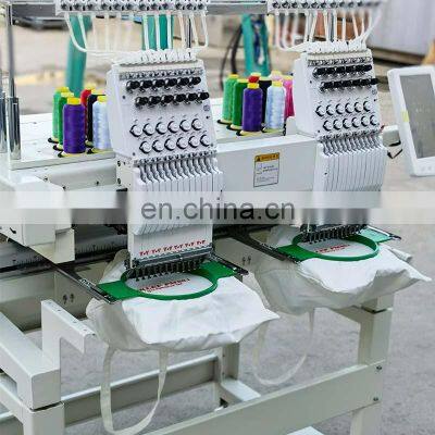 High Speed Hat Embroidery Machine Computerized 2 Head Embroidery Sewing Machine photo-2