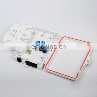 Optic Cable Outdoor Wall Mount Small Ftth Waterproof Junction Optical Fiber Splice Box photo-3