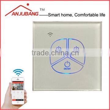 smart remote control, Zigbee electrical switch, wall light switch with Led back light glass board