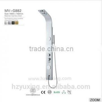 304 mirror face stainless steel carcase shower panel MV-G882