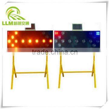 China factory customized solar traffic construction LED warning light