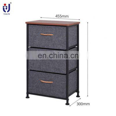 Newest New Arrival Vintage Wooden High Quality Nightstand Blue photo-5