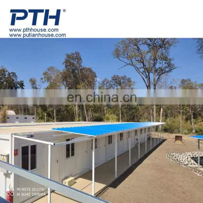 Prefab steel structure high quality container camp modular dormitory for sale