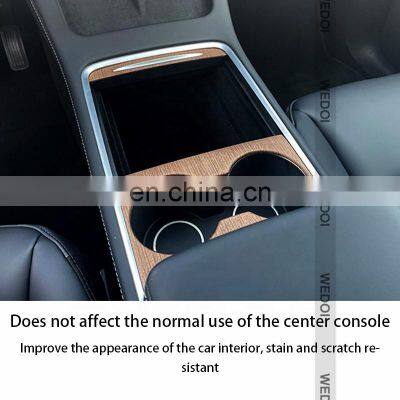 Central Control Panel Decoration Paste For Tesla Model3 Luxury High Quality Baking Lacquer for Customized photo-4