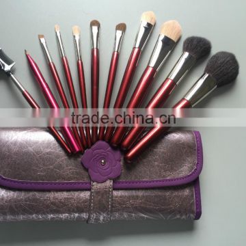 Wood Handle Material and Face Use High Quality Makeup Brush Set