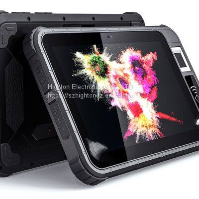2022 HIDON New Model Front NFC Multi Functions Android Rugged Tablet With 1D 2D Barcode Front Fingerprint UHF RFID photo-3