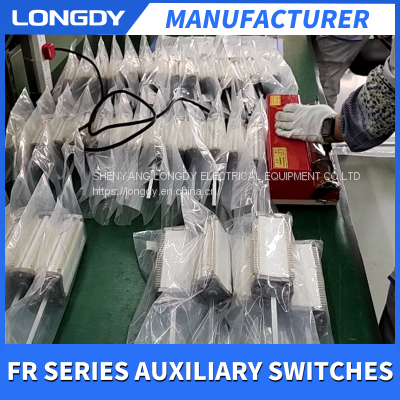 Auxiliary Switch Circuit Breaker Rail Transportation High Voltage Switch Pure Silver Contact PA66 Shell photo-4