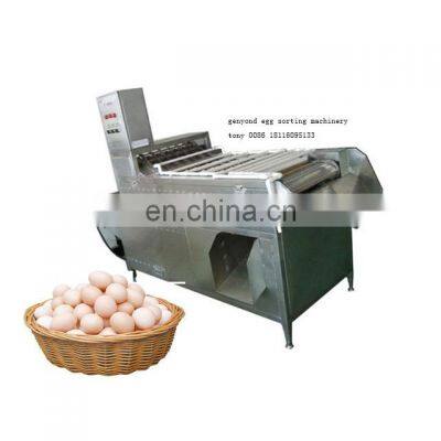 Small capacity egg grader machine