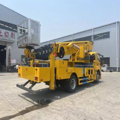 Isuzu 30-35 Meter High-altitude Work Vehicle Exported to Russian Manufacturers for Direct Sales, Customized According to Requirements photo-5