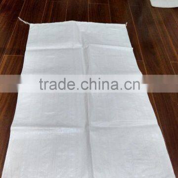 milk white China Factory PP Woven Soybean Bag