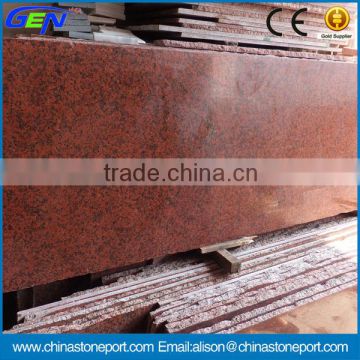 High Quality Cheap India Red Polished Granite Slab