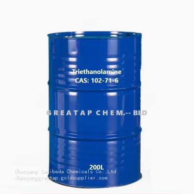 Factory Direct Sales Cosmetic Raw Material Moisturizer Thickener Triethanolamine CAS: 102-71-6