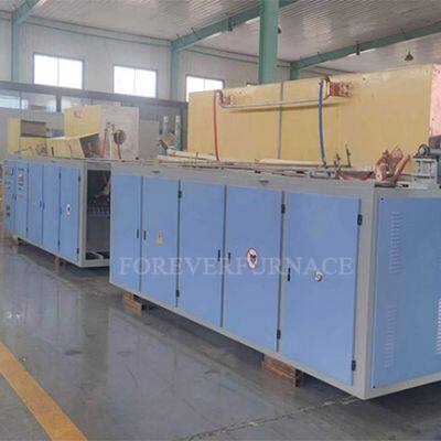 Aluminum bar induction heating machine for forging