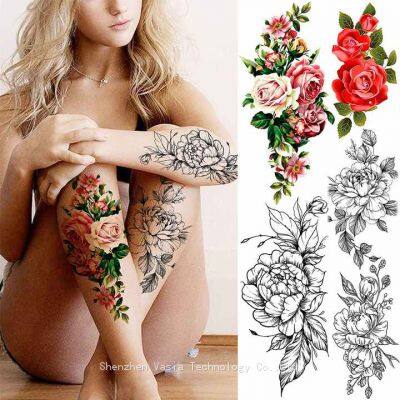 Wholesale Minimalist Tattoo Stickers - Tiny Floral/Quotes, Boutique Retail Tattoo Stickers