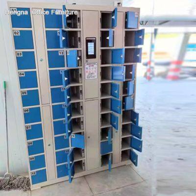 Fábrica de atacado de armários pequenos personalizados OEM | Armário eletrônico de 24 portas para escolas photo-4