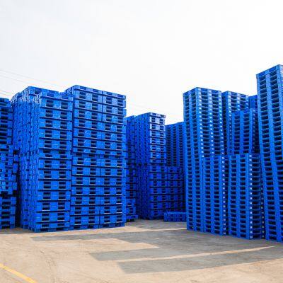 jinbai   Tianzi Heavy-Duty Plastic Pallet, Warehouse Cold Chain Stackable Grid Pallet, Logistics Carton Board