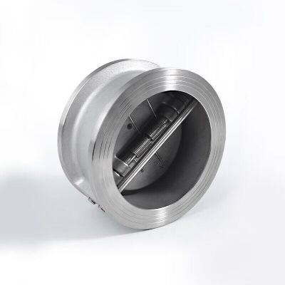 Válvula de retención en disco para sistemas de tuberías de puerto completo, fácil instalación entre bridas