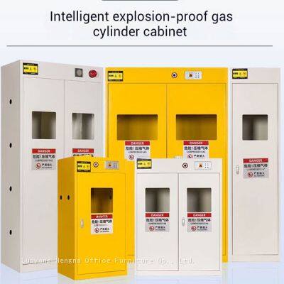 Intelligent Gas Bottle Locker-GBC269 Featuring Real-time Sensor Monitoring & Explosion-proof Steel |1900H*900W*450Dmm|for Gas Chromatography Room